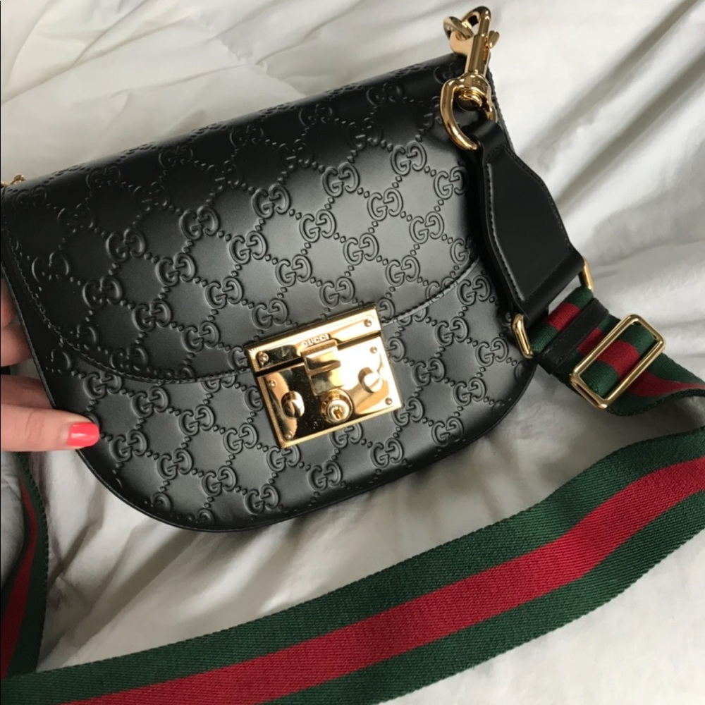 Gucci monogram crossbody bag
